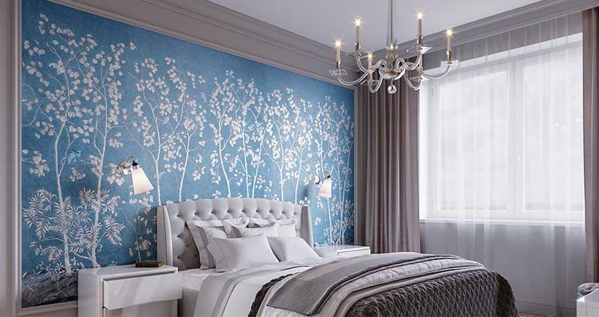 عوامل موثر در انتخاب کاغذ دیواری برای اتاق خواب
