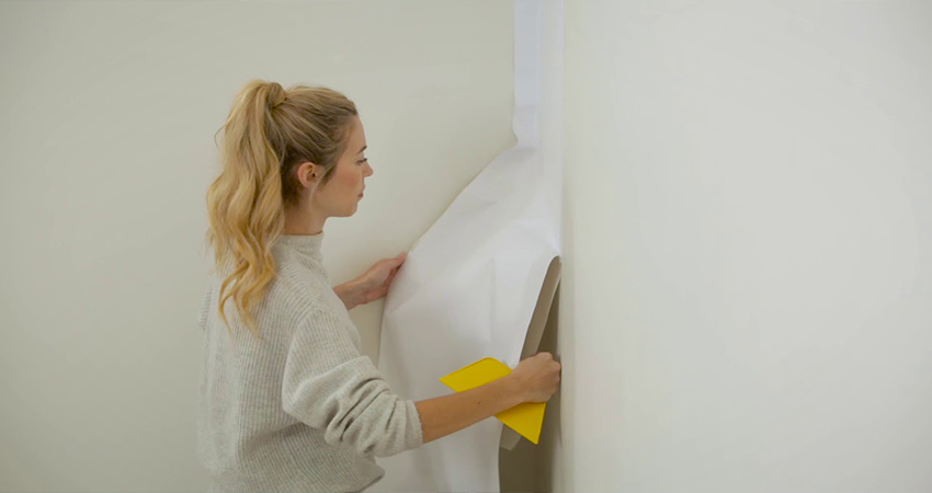 رنگبندی کاغذ دیواری ساده