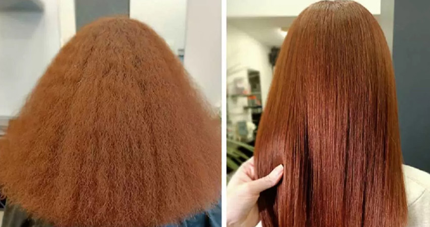 رنگ مو برای موهای کراتینه شده