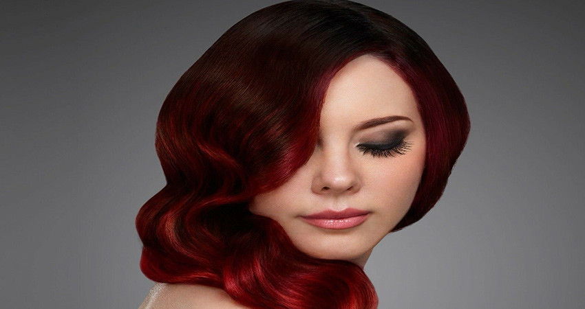 10 ترکیب انواع رنگ موی آلبالویی به همراه تصاویر
