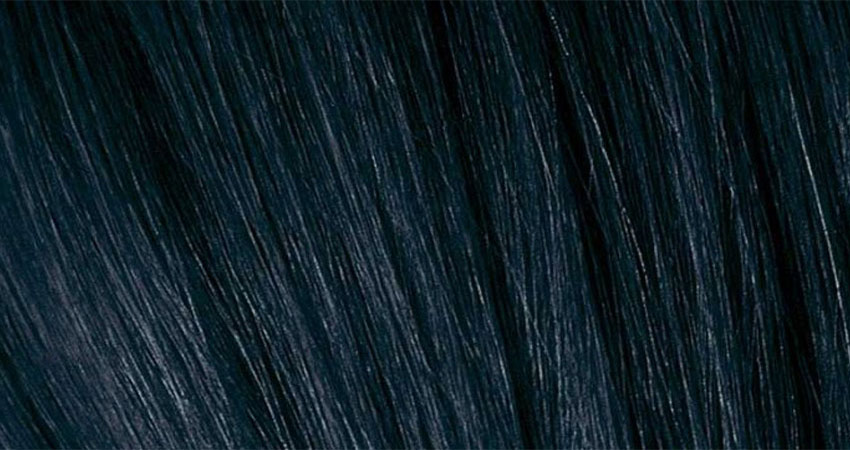 فرمول رنگ مو مشکی پرکلاغی با واریاسیون آبی