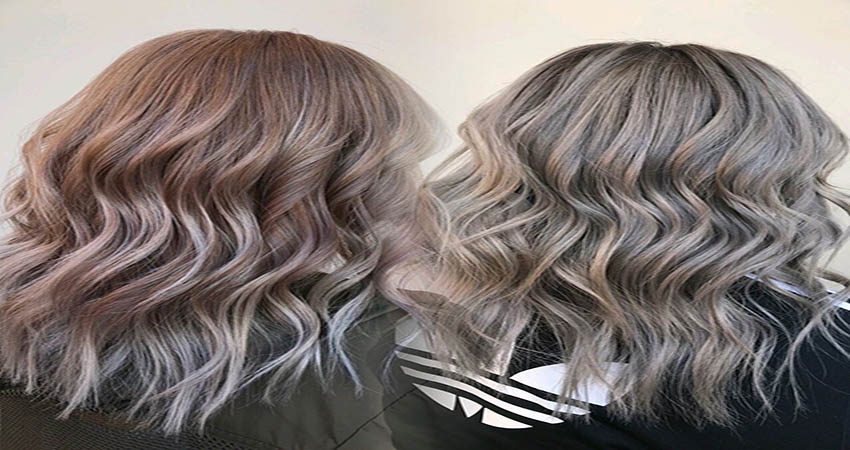 ۱۰ نمونه از بهترین ترکیب رنگ موی کاراملی خاکستری
