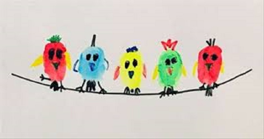 جدیدترین ایده نقاشی ساده برای کودکان 2023 | رنگ آمیزی ساده