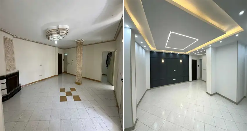 پروژه بازسازی آپارتمان 