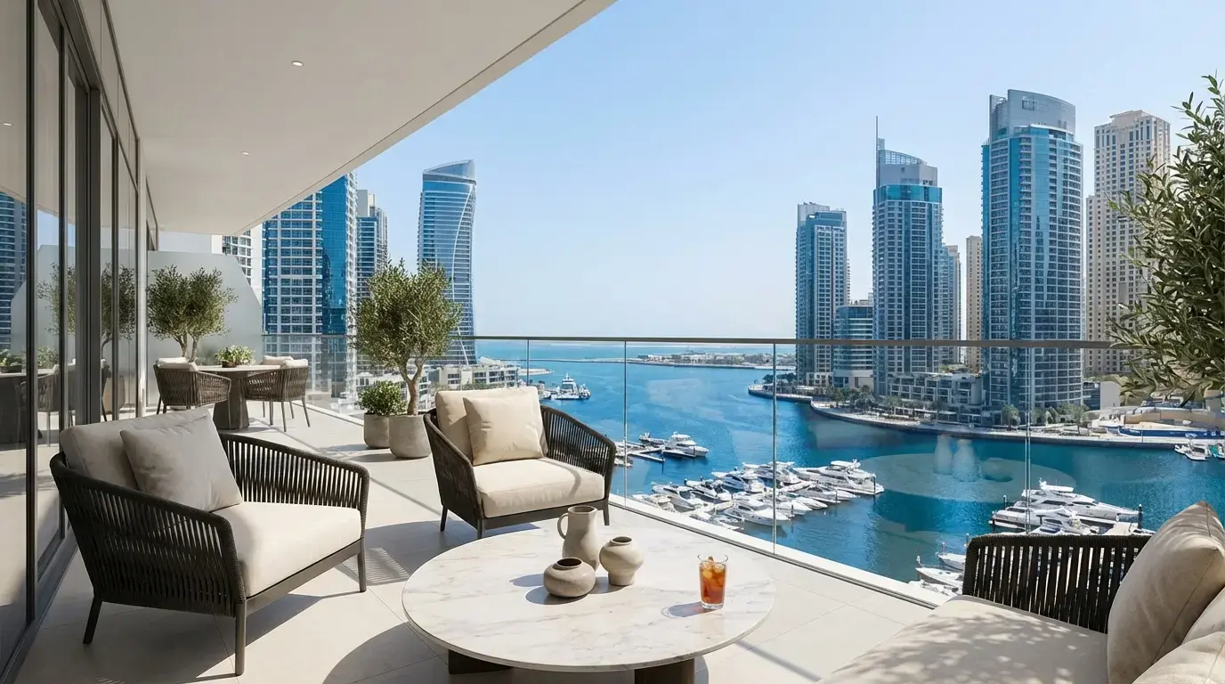 خرید آپارتمان در دبی مارینا (Dubai Marina)؛ سرمایهگذاری با ویو ابدی دریا