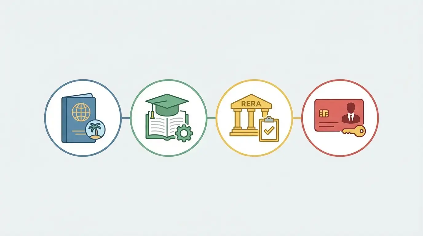 مراحل قانونی: چگونه مشاور املاک رسمی شویم؟