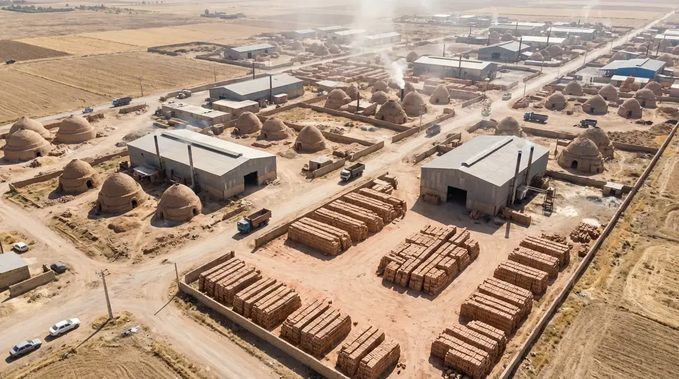 قطب‌های صنعتی تولید آجر در اصفهان (دولت‌آباد، حبیب‌آباد و...)