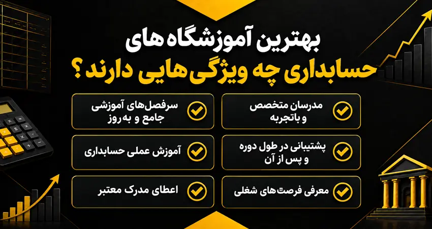 ویژگی بهترین آموزشگاه حسابداری در اصفهان